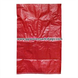 China Aangepaste Rode Geweven pp doet/25kg pp-Zakken voor Verpakkings Plastic Korrels/Voedsel/Chemisch product in zakken leverancier