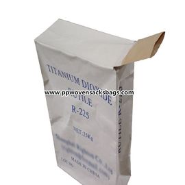 China Duurzame Kraftpapier-Document Klep Verzegelde Zakken/Klepzakken voor Titaandioxideverpakking leverancier
