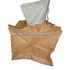 China De vochtigere Bewijs Grote Bruine pp Container doet/Jumbozak voor Verpakkingszand of Cement in zakken leverancier