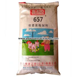 China De dikke Dierenvoerzakken Bopp lamineerden Geweven Polypropyleenzakken voor Varkensvoer leverancier