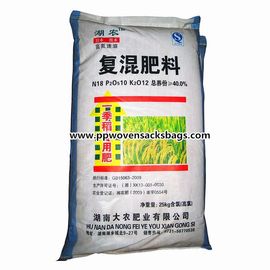 China Gerecycleerde pp Geweven Chemische Samengestelde meststof Verpakkende Zakken voor Zaad/Voer/Cement leverancier