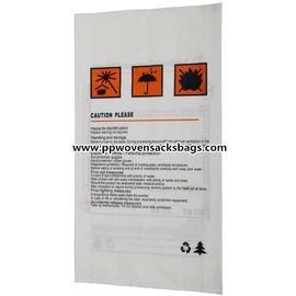 China De Verpakkende Zakken van de polyethyleendouane voor Synthetisch Samenstellingspolymeer 25kg ~ 50kg leverancier