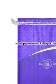 Purpere Geweven Zakken van Bopp van Polypropyleenzakken voor 10kg Pakket, 14“ x 24“ leverancier