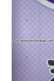 Purpere Geweven Zakken van Bopp van Polypropyleenzakken voor 10kg Pakket, 14“ x 24“ leverancier